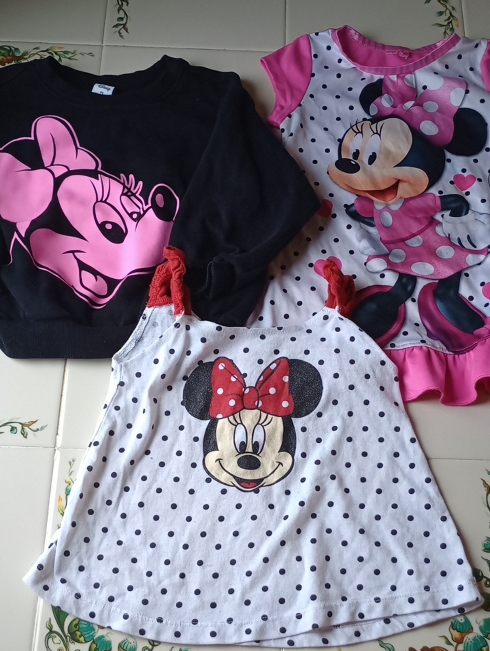 Girls Minnie Mouse Clothing Lot